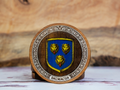 Dalmatia Coat of Arms – Full-Colour Hand-Painted Coaster Set