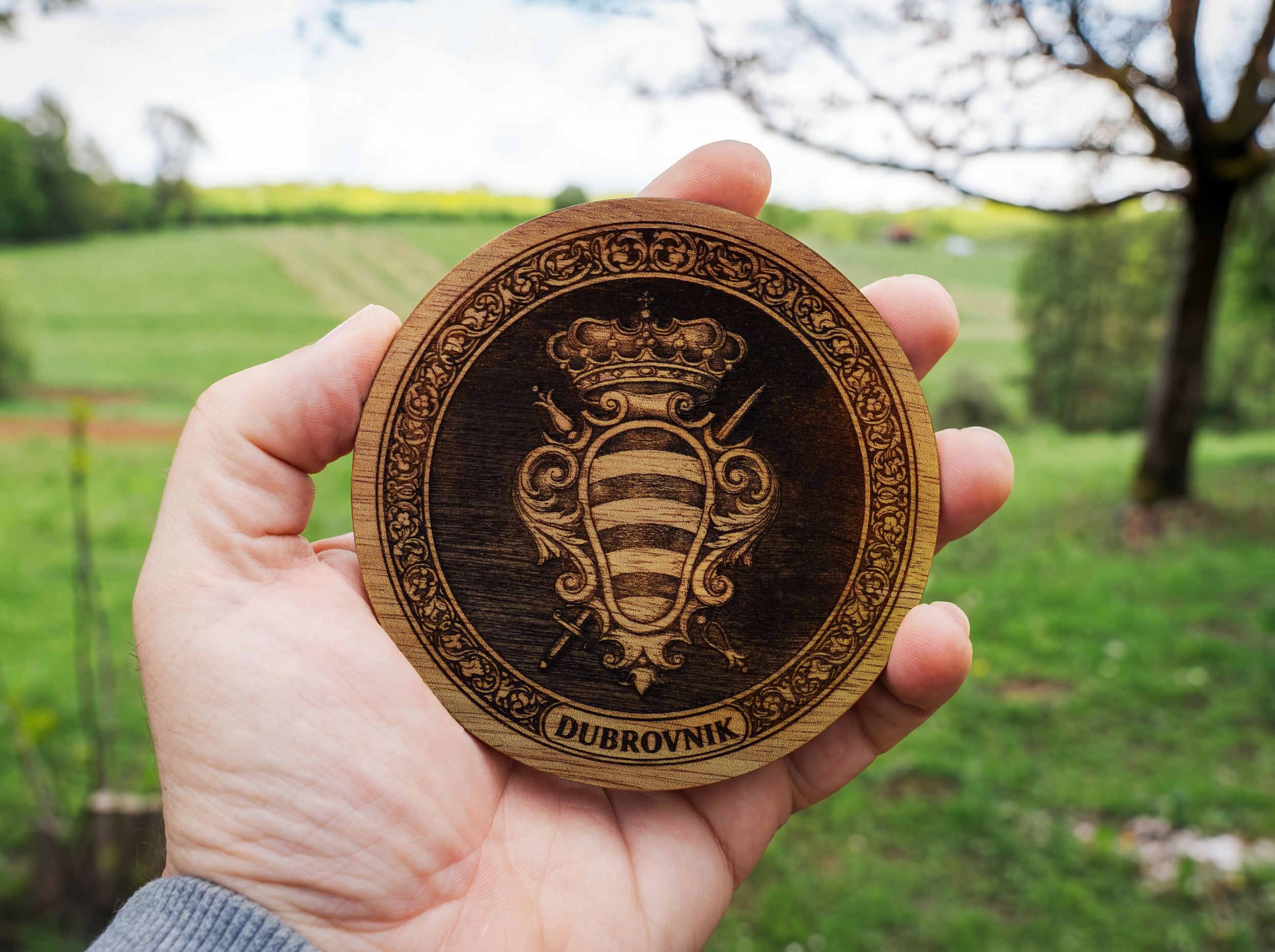 Dubrovnik– Acacia Wood Coaster Set