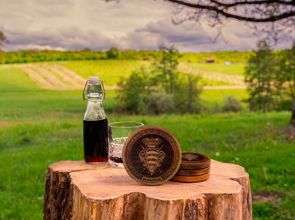 Dubrovnik– Acacia Wood Coaster Set