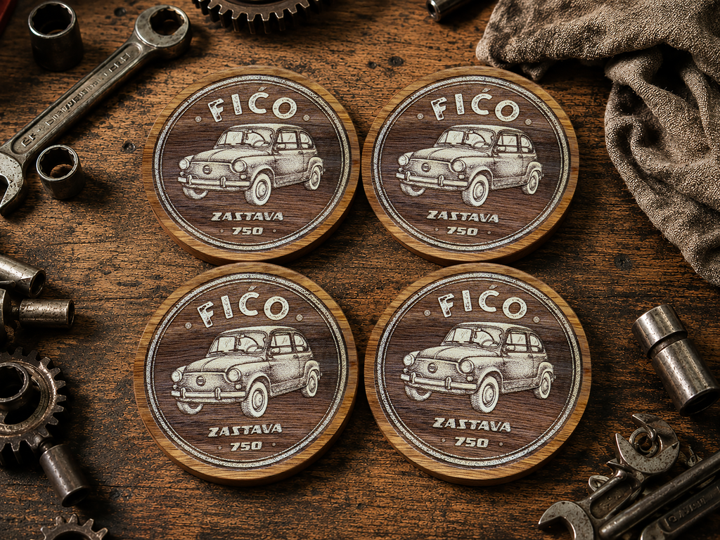 Fićo Old-Timer Coaster Set
