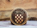 Croatian Coat of Arms – One-Colour Painted Coaster Set