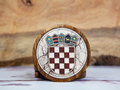 Croatian Coat of Arms – Full-Colour Hand-Painted Coaster Set