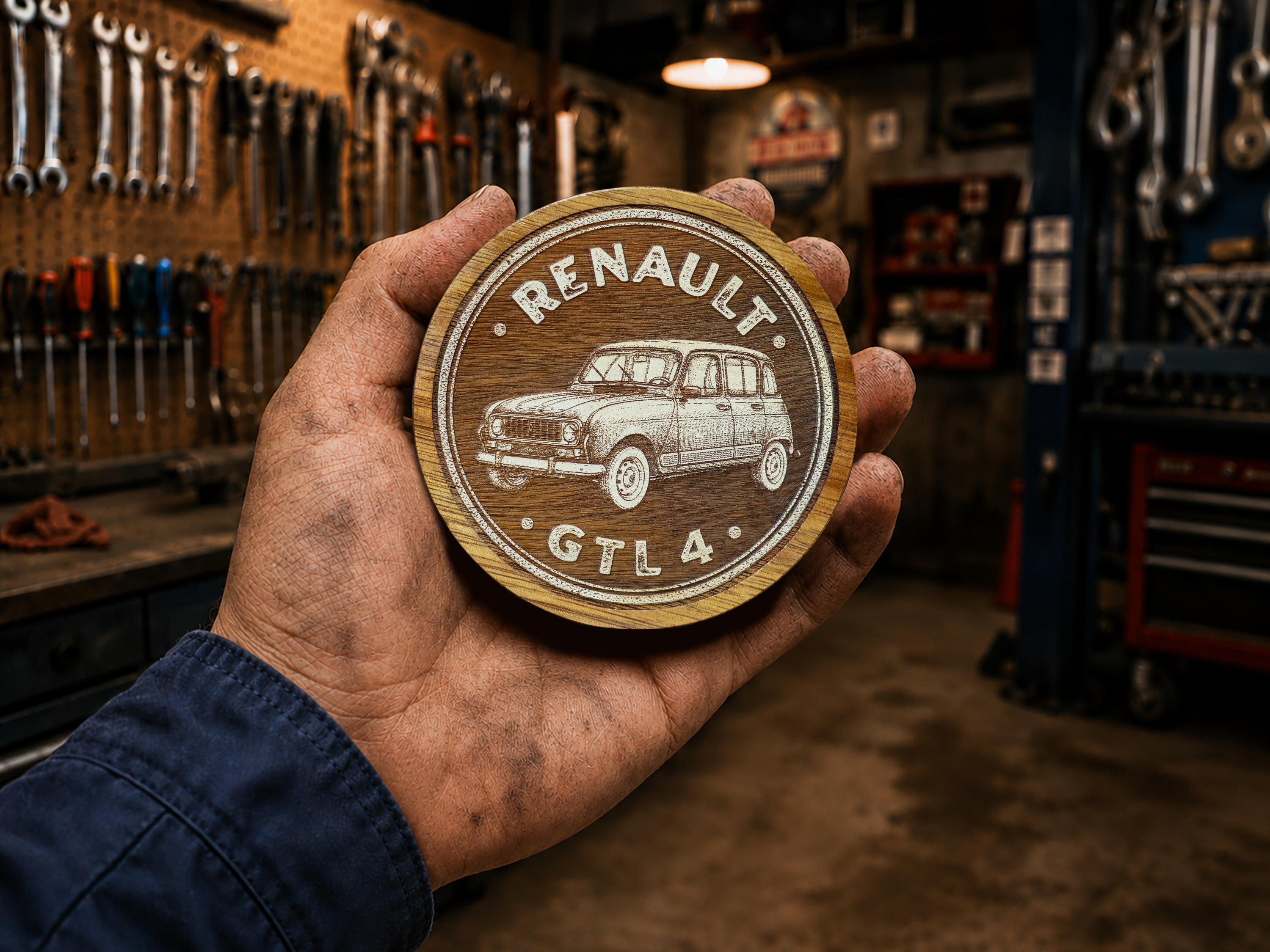 Renault GTL 4 Old-Timer Coaster Set