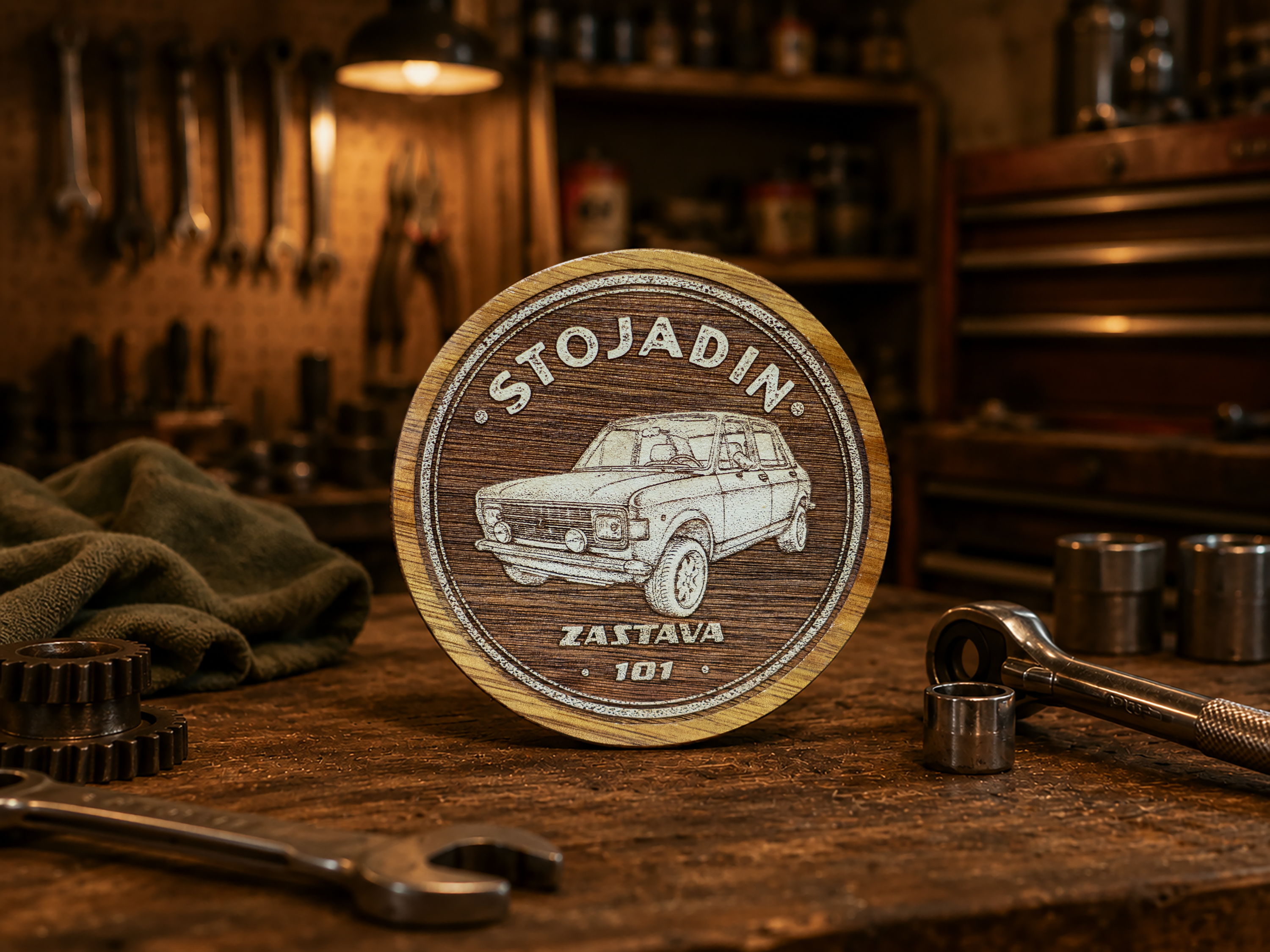 Stojadin Old-Timer Coaster Set