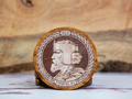 King Tomislav – White Painted Coaster Set